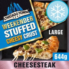 Chicago Town Weekender Cheesy Stuffed Crust Philly Cheese Steak Large Pizza​ 644g