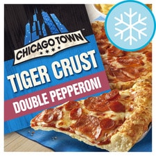 Chicago Town Tiger Crust Double Pepperoni Pizza 320G