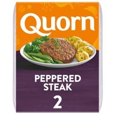 Quorn Meat Free Peppered Steaks 2 Pack, 196G