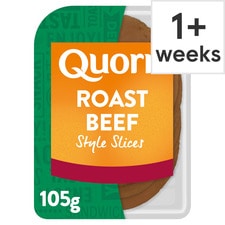 Quorn Vegan Roast Beef Style Slices 105G