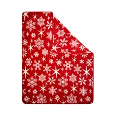 BHS Christmas Snowflake Throw, Red