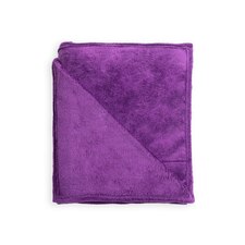 BHS Microfleece Throw, Plum