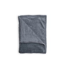 BHS Microfleece Throw, Charcoal