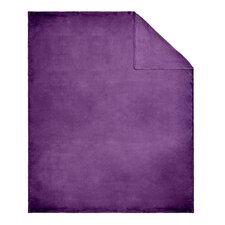 BHS Microfleece Throw, Plum