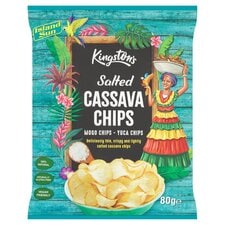 Kingston's Cassava Chips Salted 80g