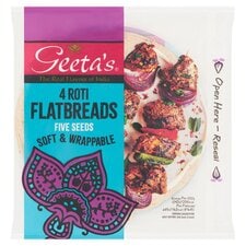 Geeta's 4 Roti Flatbread Five Seeds 220G