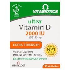 Vitabiotics Ultra Vitamin D3 2000Iu 96 Tablets