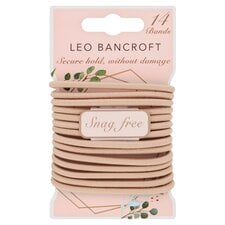 Leo Bancroft Snagfree Hairbands Blonde 14 Pack