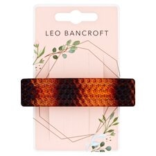 Leo Bancroft Large Barrette Tort.