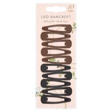 Leo Bancroft Curl Clips Dark Hair 10 Pack