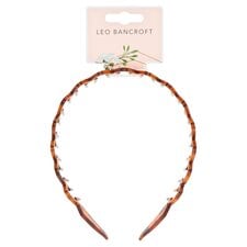 Leo Bancroft Toothed Headband Tort.