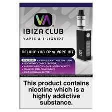 Ibiza Club Vape Deluxe Sub Ohm Vape Kit