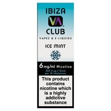 Ibiza Club Vape & E-Liquids 6Mg Ice Mint