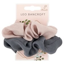 Leo Bancroft Satin Scrunchies Pink 2 Pack