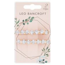 Leo Bancroft Crystal Gem Clips 2 Pack