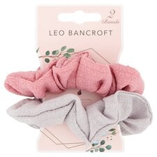 Leo Bancroft Textured Scrunchie 2 Pack