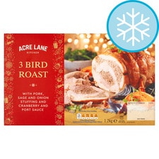 Acre Lane Christmas Three Bird Roast & Stuffing 1.2Kg