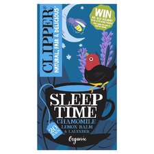 Clipper Sleep Time Chamomile Lemon & Lavender Organic Tea Bags 30G