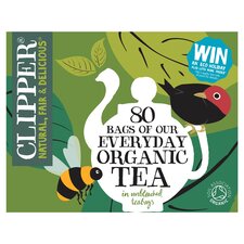 Clipper Organic Everyday Tea Bags 80Pack 232G