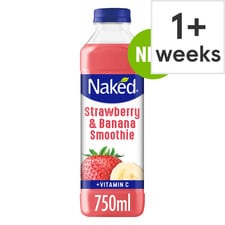 Naked Strawberry & Banana Smoothie 750Ml