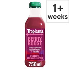 Tropicana Plus Berry Boost Juice Drink 750Ml