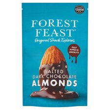 Forest Feast Salted Dark Chocolate Almonds 120G