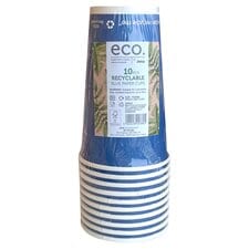 Eco Blue Paper Recyclable Cups