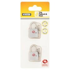 Status Tsa Padlock & Keys Twin Pack