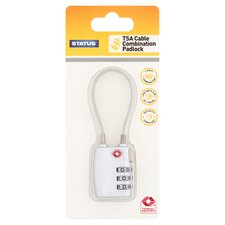 Status Tsa Cable Combination Travel Padlock