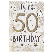 Inkdrops Birthday Card Happy 50Th Birthday