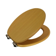 Showerdrape Norfolk Soft Close Beech Wooden Toilet Seat