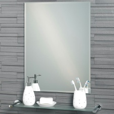 Showerdrape Fairmont 60 x 45cm Bevelled Edge Rectangular Bathroom Mirror