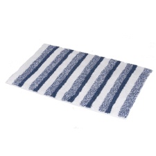 Showerdrape Milton Blue Stripe Bath Mat