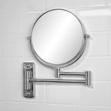 Showerdrape Lindos 3x Magnifying Chrome Extending Shaving Mirror