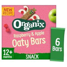 Organix Raspberry & Apple Soft Oaty Bars 6x23g