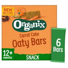 Organix Carrot Cake Soft Oaty Bars 6x23g