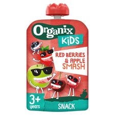 Organix Kids Red Berries & Apple Smash Pouch 100G