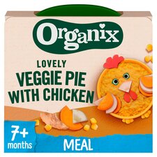 Organix Lovely Veggie Pie with Chicken Meal 7+Months 130g