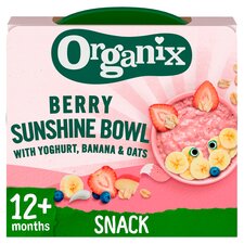 Organix Berry Sunshine Bowl With Yogurt Banana & Oats 120G