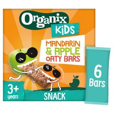 Organix Kids Mandarin & Apple Oaty Bars 6X23g