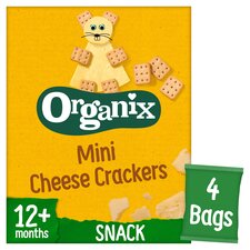 Organix Mini Cheese Cracker 4 X 20G