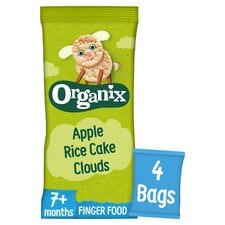 Organix Apple Rice Cake Clouds 4 Pack 72G