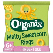 Organix Melty Sweetcorn Rings 20G