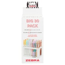 Zebra 30 pen set with pen Holder