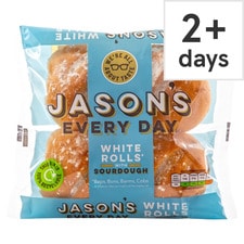 Jason's 4 Everyday White Rolls With Sourdough 320G