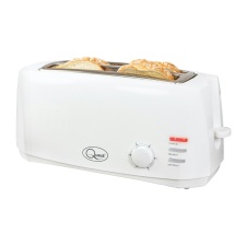 Quest 4 Slice Toaster With Wide Slots - White