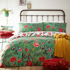 furn. Pomelo Tropical Floral Super King Duvet Cover Set