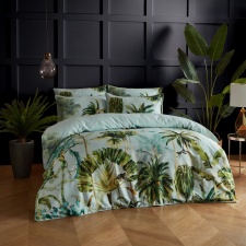 Paoletti Forsteriana Palms King Duvet Cover Set