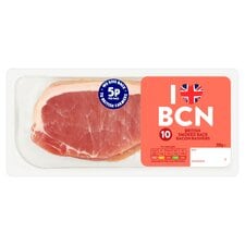 I Love British 10 Smoked Back Bacon 300G