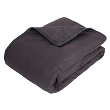 Highams Cotton Quilted Weighted Blanket 4kg, 125x150cm - Grey